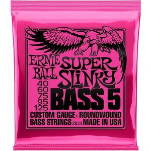 Ernie Ball 2824 Super Slinky Set de 5 corzi pentru bas imagine