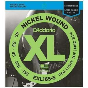 D'Addario EXL165-5 Set de 5 corzi pentru bas imagine