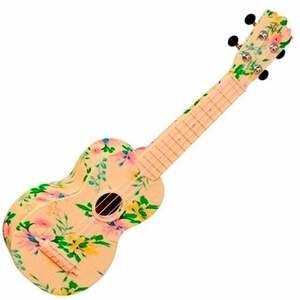 Pasadena WU-21F3-WH Floral Ukulele soprano imagine