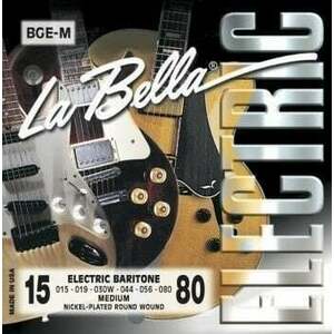 La Bella BGE-M Baritone 15-80 Corzi chitare electrice imagine