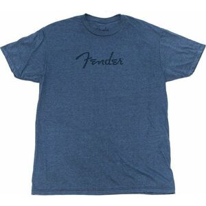 Fender Tricou Distressed Logo Premium Indigo Black S imagine