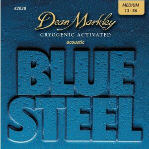 Dean Markley 2038 Blue Steel 13-56 Corzi chitare acustice imagine