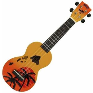 Mahalo Hawaii Hawaii Orange Burst Ukulele soprano imagine