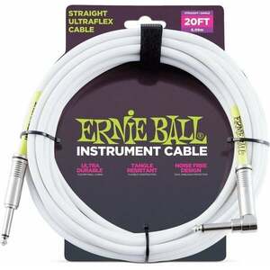 Ernie Ball P06047 6 m Drept - Oblic Cablu de instrument imagine