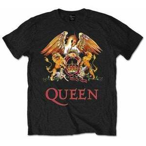 Queen Tricou Classic Crest Unisex Black L imagine