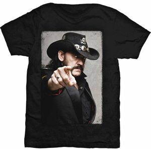 Lemmy Kilmister Tricou Pointing Photo Unisex Black L imagine