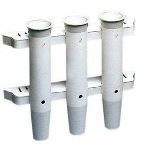 Osculati White nylon 3 rods wall holder Suporturt de pescuit imagine