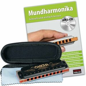 Cascha Blues Harmonica in C Diatonic imagine