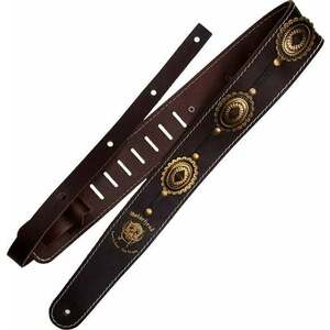 Richter Motörhead Concho Strap Curea de chitară Brown/ Old Gold imagine