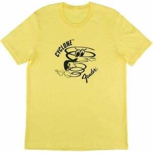 Fender Tricou Cyclone Yellow 2XL imagine