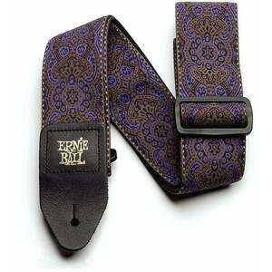 Ernie Ball Jacquard Strap EB Curea de chitară Purple Paisley imagine