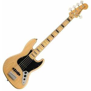 Fender Squier Classic Vibe '70s Jazz Bass V MN Natural Bas cu 5 corzi imagine