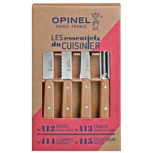 Opinel Les Essentiels Box Set - Beech Picnic, cuțit de bucătărie imagine