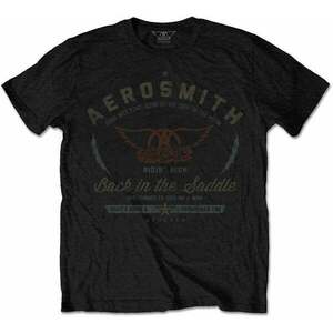 Aerosmith Tricou Back in the Saddle Unisex Black M imagine