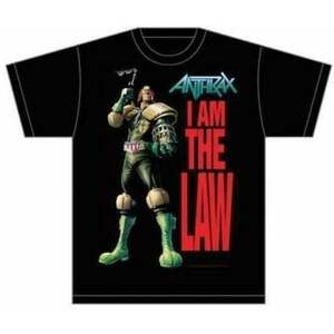 Anthrax Tricou I am the Law Unisex Black L imagine