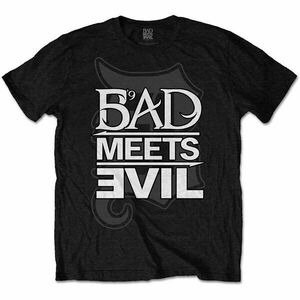 Bad Meets Evil Tricou Logo Unisex Black M imagine