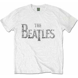 The Beatles Tricou Drop T Tickets Unisex White 2XL imagine