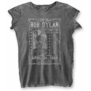 Bob Dylan Tricou Curry Hicks Cage Womens Gri cărbune S imagine