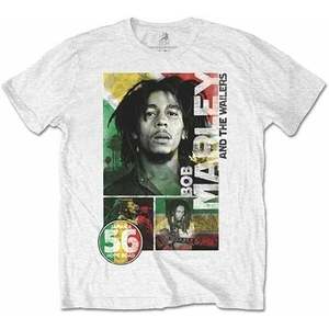 Bob Marley Tricou 56 Hope Road Rasta Unisex White M imagine