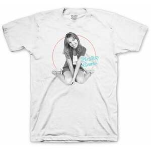 Britney Spears Tricou Classic Circle Unisex White L imagine