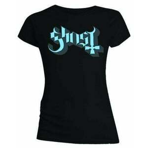 Ghost Tricou Blue/Grey Keyline Logo Womens Black L imagine