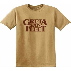 Greta Van Fleet Tricou Logo Unisex Aur vechi M imagine