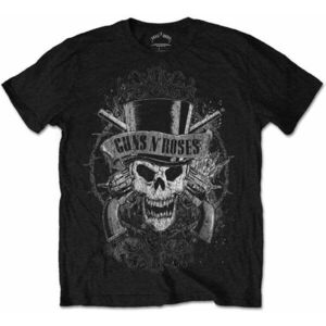 Guns N' Roses Tricou Faded Skull Unisex Black XL imagine