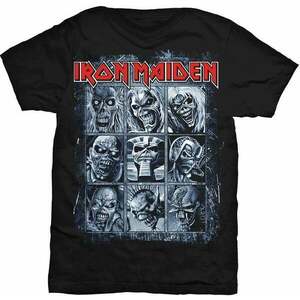 Iron Maiden Tricou Nine Eddies Unisex Black L imagine