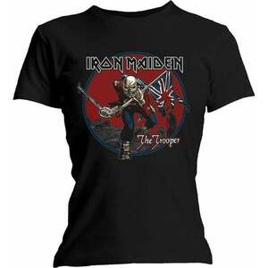 Iron Maiden Tricou Trooper Red Sky Womens Black L imagine