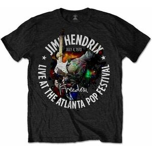 Jimi Hendrix Tricou Atlanta Pop Festival 1970 Unisex Black M imagine