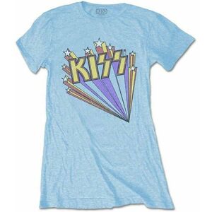 Kiss Tricou Stars Womens Light Blue S imagine