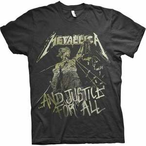 Metallica Tricou Justice Vintage Unisex Black 2XL imagine