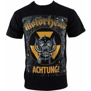 Motörhead Tricou Achtung! Unisex Black L imagine