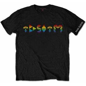 Pink Floyd Tricou Dark Side Prism Initials Unisex Black S imagine