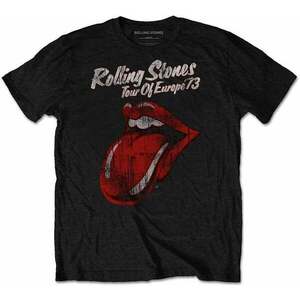 The Rolling Stones Tricou 73 Tour Unisex Black L imagine