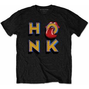 The Rolling Stones Tricou Honk Letters Unisex Black L imagine