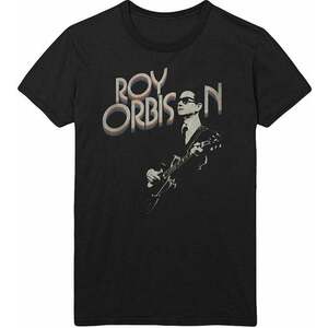 Roy Orbison Tricou Guitar & Logo Unisex Black S imagine