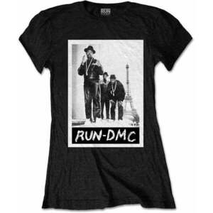 Run DMC Tricou Paris Photo Womens Black L imagine