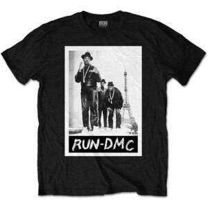 Run DMC Tricou Paris Photo Unisex Black M imagine