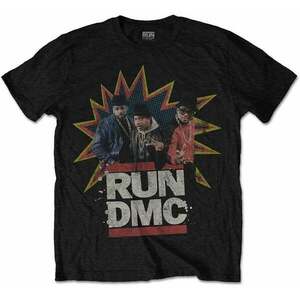 Run DMC Tricou POW! Unisex Black L imagine