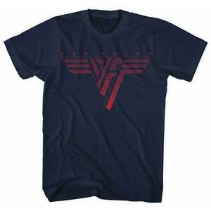 Van Halen Tricou Classic Red Logo Unisex Albastru Navy L imagine