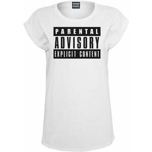 Parental Advisory Tricou Logo White 2XL imagine