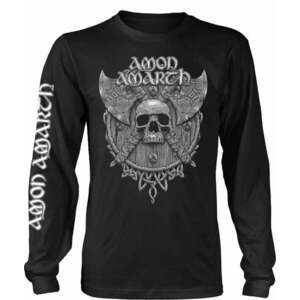 Amon Amarth Tricou Grey Skull Black L imagine