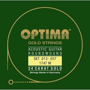 Optima 1747-M 24K Gold Acoustics Corzi chitare acustice imagine