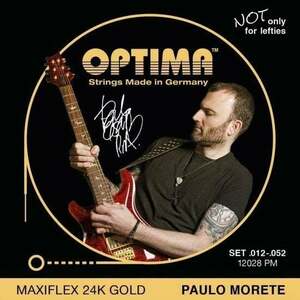 Optima 12028-PM 24K Gold Electrics Maxiflex Paolo Morete Signature Corzi chitare electrice imagine