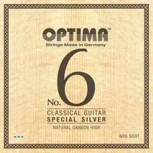 Optima NO6-SCHT Special Silver No.6 Classics Corzi de nylon imagine