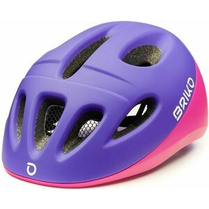 Briko Fury Matt Violet Pink 46-48 Cască bicicletă copii imagine