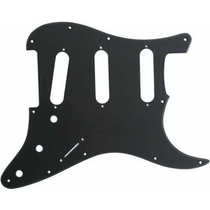 Fender Black 1-Ply SSS Black Pickguard imagine