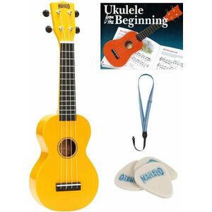 Mahalo MR1-YW SET Yellow Ukulele soprano imagine