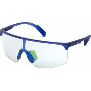 Adidas SP0005 91X Transparent Frosted Eletric Blue/Grey Mirror Blue Ochelari pentru sport imagine